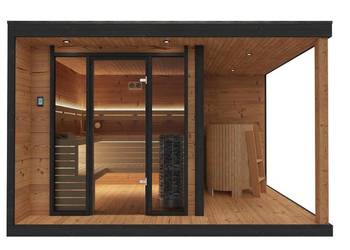 Sauna ogrodowa JARVI 350 x 250 cm / DOSTAWA W CENIE
