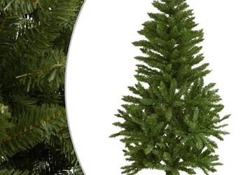 vidaXL Sztuczna choinka zawiasowa ze stojakiem, zielona, 120 cm（SKU:357777）