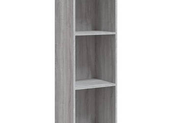 Regał na książki/szafka RTV szary dąb sonoma 36x30x114 cm WM-826656