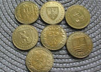 Polska 2 zł GN - Województwa 7 szt - Ładna