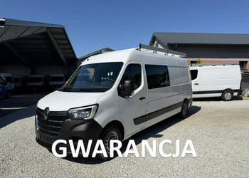 Renault Master max L3H2 7 osobowy brygadówka lift doka bagażnik pełna opcj…