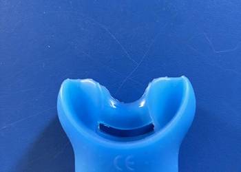 Ustnik Anatomiczny do automatów oddechowych jak i do fajek niebieski