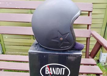 Kask Otwarty Jet Bandit SKY III Dull Black L z maską ochronną gratis