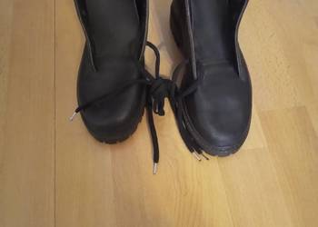 Buty skórzane czarne rozmiar 37