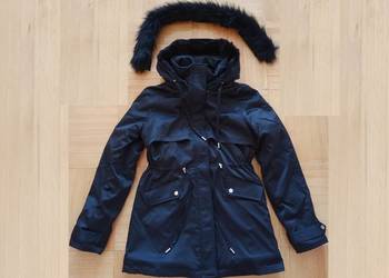 Czarna kurtka Parka z kapturem 740FH-99X Mohito  roz. S 36  Nowa