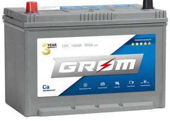 Akumulator GROM Premium 100Ah 850A Japan Lewy plus