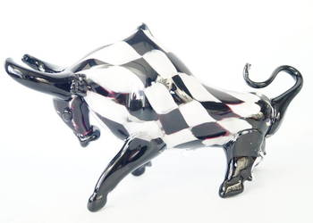 Byk z Wall Street szklana figura Murano style byczek Byk z Wall Street szklana figura Murano style byczek