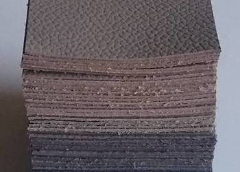 Skóra Kwadrat 6 x 6 cm (50 sztuk) Licowa Włoska Brązy Szary i inne (32)