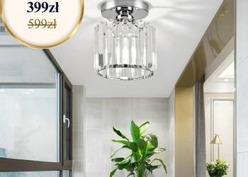 Lampa Sufitowa STARS S Glamour Srebrna Kryształowy Punkt Świetlny E14 Lampa Sufitowa STARS S Glamour Srebrna Kryształowy Punkt Świetlny E14
