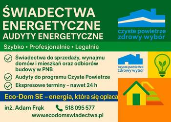 Audyt Energetyczny Świadectwo Energetyczne