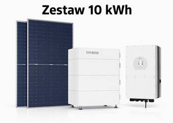 Zestaw budżetowy 10kWh HV (panele, inwerter, 3 fazy, magazyn 10 kWh)