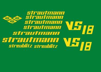 Naklejki Strautmann vs 18 super mocne zamienniki