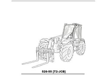 DTR Instrukcja operatora, katalog obsługi , UDT- serwis - JCB 526-55
