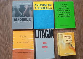Komplet 6 książek o alkoholizmie m.in. Osiatyński - podstawa dla alkoholika