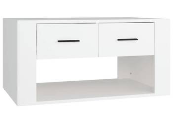 vidaXL Stolik kawowy, biały, 80x50x40 cm(SKU:816528)