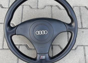 Audi a4 a6 a8 kierownica 3ramienna skórzana stan bdb