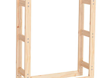 Stojak na drewno opałowe 80x25x100 cm lite drewno sosnowe WM-822417