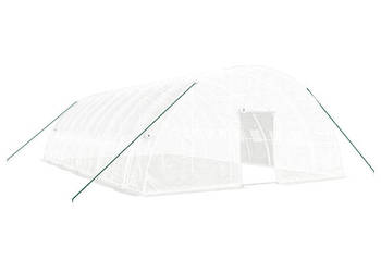 Szklarnia ze stalową ramą biała 60 m² 10x6x285 m WM-3188119