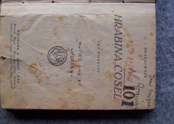 HRABINA COSEL J. I. KRASZEWSKI 1925