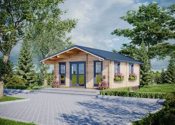 DREWNIANY DOMEK LETNISKOWY LEON 32 M2