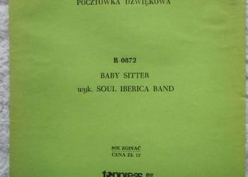 Płyta pocztówka dźwiękowa 1978 Soul Iberica Band Baby sitter