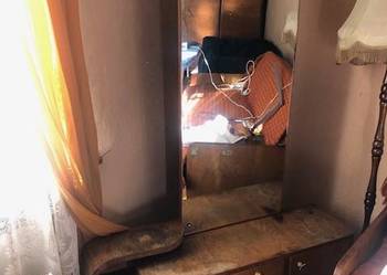 Zestaw Sypialniany PRL(Toaletka + 2Nakastliki) lata 40/50.Do renowacji