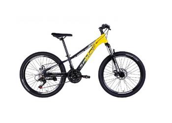 ROWER GÓRSKI MTB SPACE PHAETON 24 SZARO ŻÓŁTY NR 047