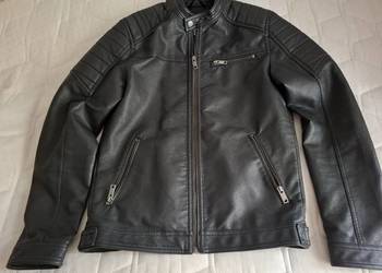 Kurtka skórzana czarna rozmiar S.