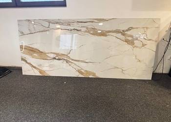 gres 120x280 marmur poler paradyż calacatta gold new