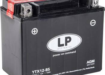 Akumulator motocyklowy Landport YTX12-BS 12V 10Ah 150A