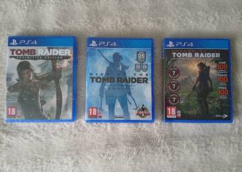 Nowa Trylogia Tomb Raider PS4 / PS5 (Pakiet 3 gier) NOWE W FOLII