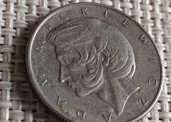 Sprzedam monete 10 zloty 1975 r A.Mickiewicz