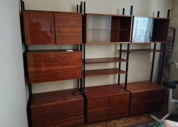 Regał Drzewotechnika PRL lata 60-te vintage retro