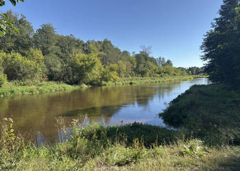 Działka rekreacyjna nad Liwcem, 800m² Strachów k. Urli