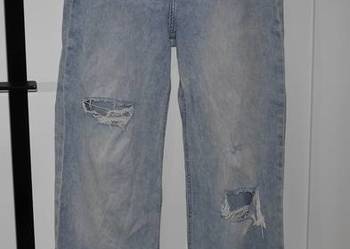 H&M świetne spodnie dziury 34 XS