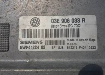 Sterownik silnika siemens 03E 906 033 R VW POLO SEAT