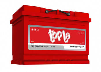 Akumulator rozruchowy 12V 75Ah 750A TOPLA