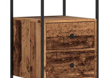 Szafka nocna stare drewno 34x355x50 cm WM-857258