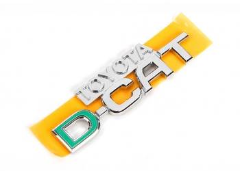 TOYOTA Avensis Corolla Chromowany emblemat logo boczny D-CAT 75351-20060 OE