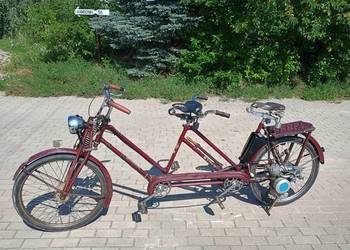 Rower Cito tandem 2 biegi 1936r z silnikiem Maw zabytkowy