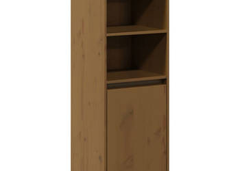 Szafka miodowy brąz 37x34x110 cm lite drewno sosnowe WM-813518