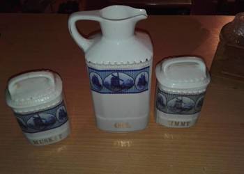 Zabytkowe pojemniki około100 letnie z porcelany Wałbrzyskiej