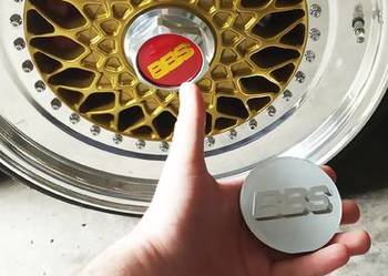 Dekielek Dekielki BBS srebrne 70 mm BBS kołpaczki dekle kapsle 09.24.030