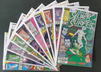 Silver Surfer - kolekcja 11 komiksów Marvel USA 1987-1989