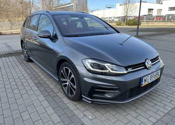 VW Golf 7 2018r polift, R-line, niski przebieg, idealny stan, webasto
