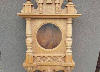 S103 Skrzynia skrzynka obudowa starego zegara ślązaka do renowacji