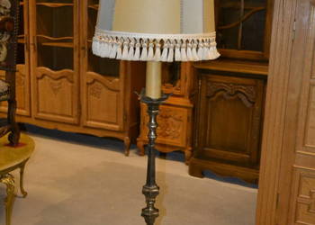 lampa podłogowa .stare srebro