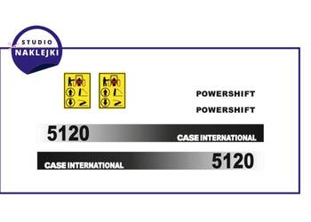 Naklejki traktor ciągnik CASE 5120 International Nalepki Naklejka