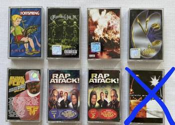 7 kaset MC-The Offspring,Cypress hill,Busta Rhymes...