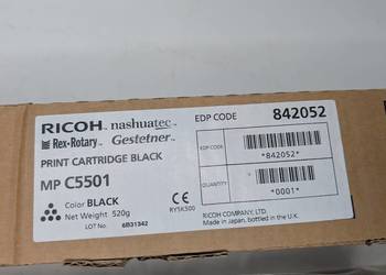 Ricoh oryginalny toner czarny 842052 C5501